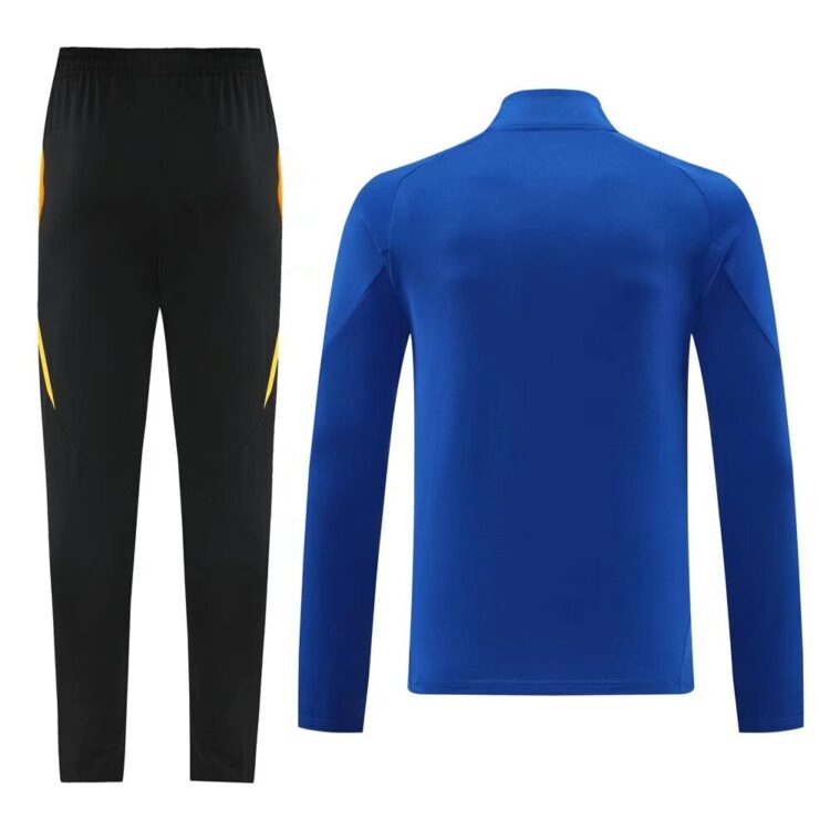 Blue / Black Adidas Adults Tracksuit - Image 2