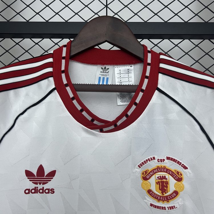 Retro Manchester United Adults Away 1991 - Image 2