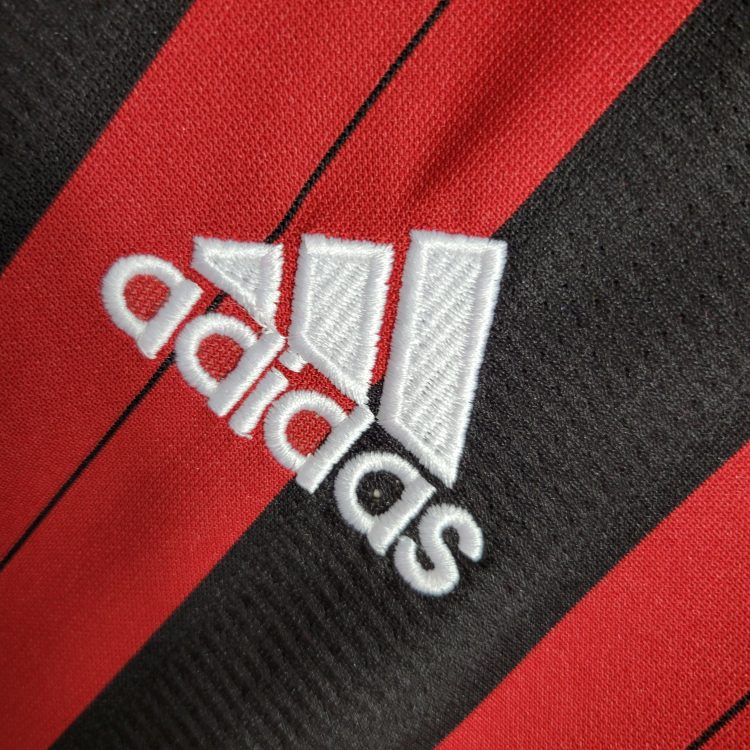 Retro AC Milan Adults Home 13/14 - Image 3