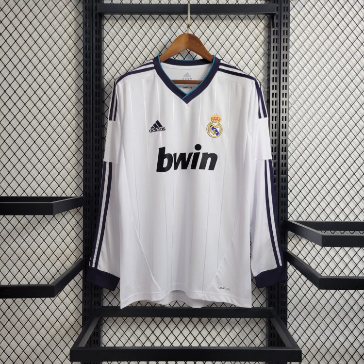 Retro Real Madrid (Long Sleeve) Adults Home 12/13