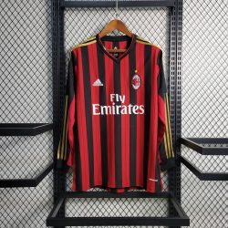 Retro AC Milan (Long Sleeve) Adults Home 13/14