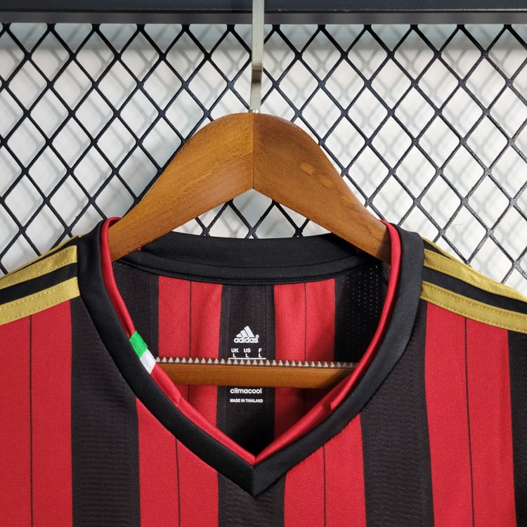 Retro AC Milan Adults Home 13/14 - Image 4